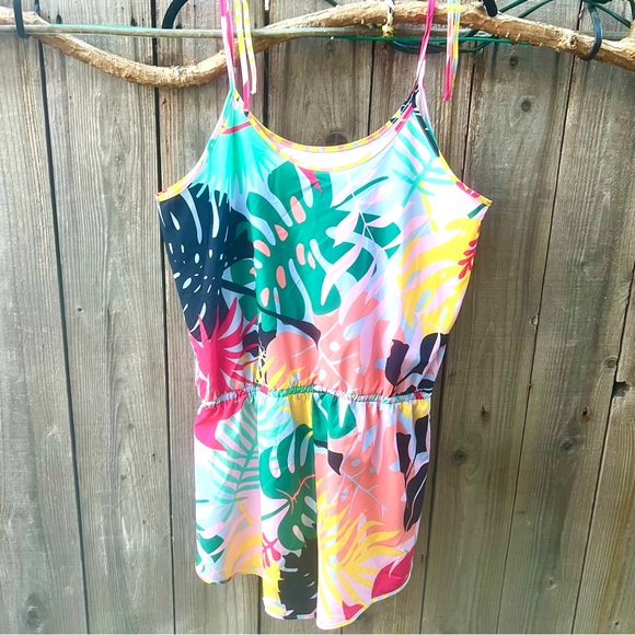 Adidas Original Colorful Tropical Print Romper - Picture 5 of 7